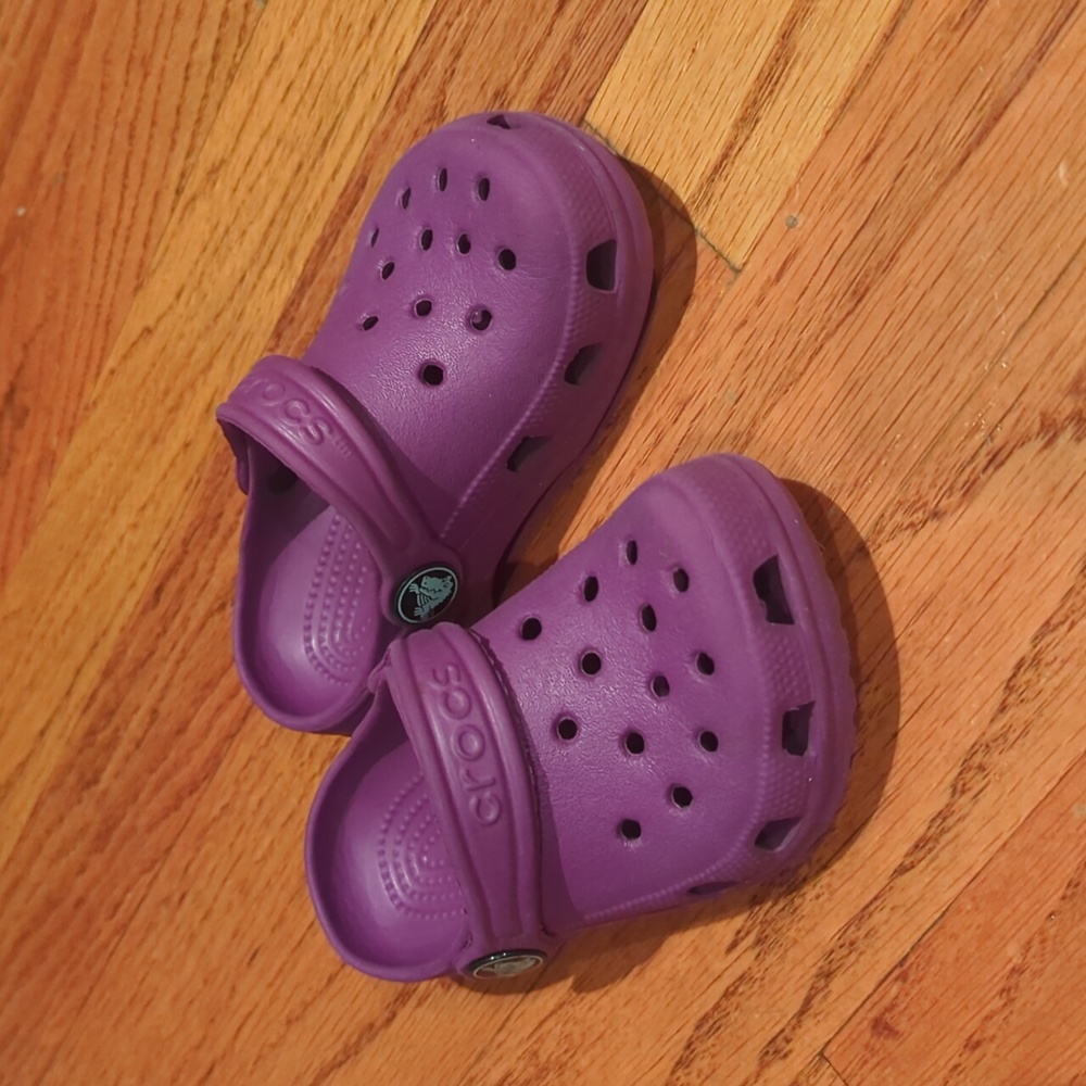 Purple Toddler Crocs